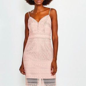 Karen Millen strappy chemical lace dress